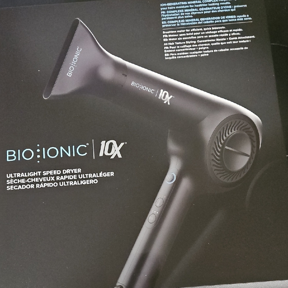 10X Ultralight Speed Dryer - Black